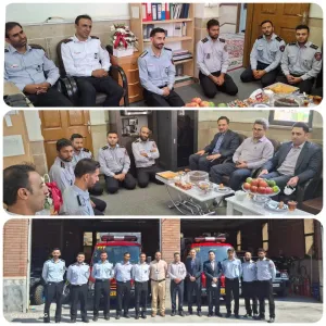 به مناسبت روز  آتش نشانی و ایمنی صورت گرفت.
